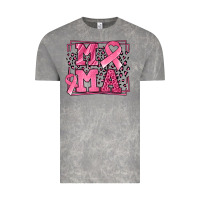 Cloud Rock Breast Cancer Awareness mama ribbon Vintage Tee - LillyAllenDesigns