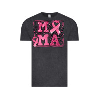 Vintage Black Breast Cancer Awareness mama ribbon Vintage Tee - LillyAllenDesigns