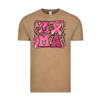 Vintage Coffee Breast Cancer Awareness mama ribbon Vintage Tee - LillyAllenDesigns