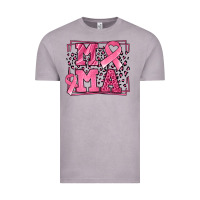 Vintage Zinc Breast Cancer Awareness mama ribbon Vintage Tee - LillyAllenDesigns