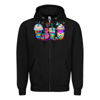 Black pride lgbtq coffee cups Zipper Hoodie - OliviaCreatesArt