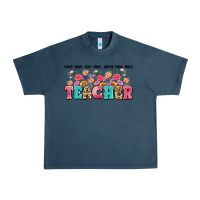 Midnight Navy teach them love them watch them grow teacher Urban Heavy Tee - Artiststas