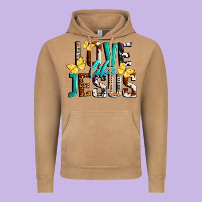 Love Like Jesus Vintage Hoodie Designed By Lillyallendesigns