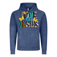 Vintage Denim Love Like Jesus Vintage Hoodie - LillyAllenDesigns