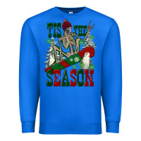 True Royal tis the season skeleton snowboard Premium Sweatshirt - FaDigitalArtStudio