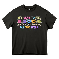 Asphalt it's okay to feel all the feels Heavy Core Tee - MaliasSmallBusiness