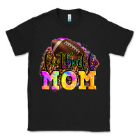 Black football mom Classic Tee - LillyAllenDesigns