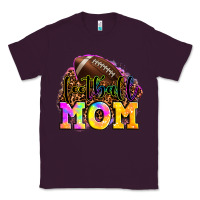 Plum football mom Classic Tee - LillyAllenDesigns