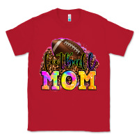 Red football mom Classic Tee - LillyAllenDesigns