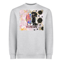 Heather Grey gothic girl and colorful girl best friends with ro Heavyweight Sweatshirt - TumblerDesignByShophia
