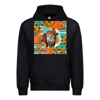 Black Hereford Bull Urban Hoodie - LillyAllenDesigns
