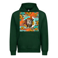 Forest Green Hereford Bull Urban Hoodie - LillyAllenDesigns