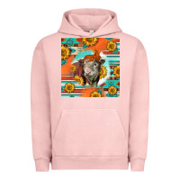 Pigment Salmon Hereford Bull Urban Hoodie - LillyAllenDesigns
