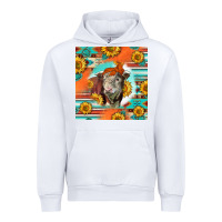 White Hereford Bull Urban Hoodie - LillyAllenDesigns