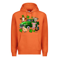 Carrot St. Patrick's farm animal truck Premium Hoodie - OliviaCreatesArt
