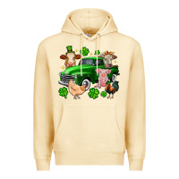 Pina Colada St. Patrick's farm animal truck Premium Hoodie - OliviaCreatesArt