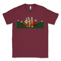 Burgundy halloween meerkat Classic Tee - LillyAllenDesigns