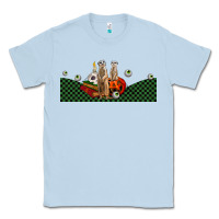Dusty Blue halloween meerkat Classic Tee - LillyAllenDesigns