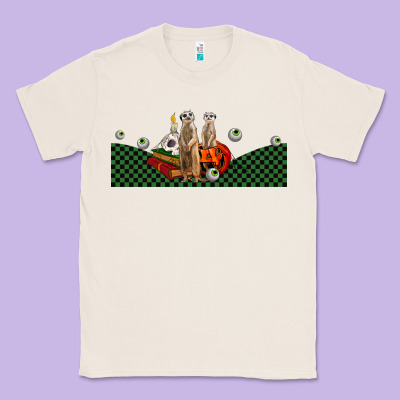 Halloween Meerkat Classic Tee Designed By Lillyallendesigns