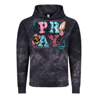 Cloud Black Pray leopard frame Vintage Hoodie - LillyAllenDesigns