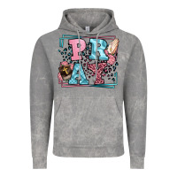 Cloud Rock Pray leopard frame Vintage Hoodie - LillyAllenDesigns