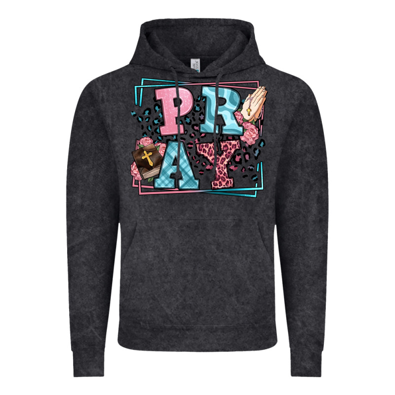 Pray Leopard Frame Vintage Hoodie by LillyAllenDesigns | Teevron