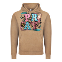 Vintage Coffee Pray leopard frame Vintage Hoodie - LillyAllenDesigns