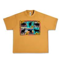 Peanut Butter cow sunflower leopard Urban Heavy Tee - Artiststas