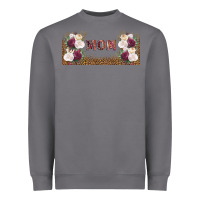 Storm mom burgundy flowers with leopard Heavyweight Sweatshirt - TumblerDesignByShophia