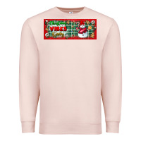 Pale Pink christmas vibes only Premium Sweatshirt - BundleAndBundleShop