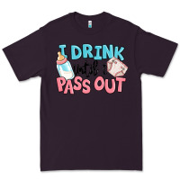Plum i drink until i pass out baby Premium Tee - MaliasSmallBusiness