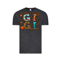 Vintage Black Fall Autumn Leopard Gigi Vintage Tee - LillyAllenDesigns