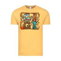 Vintage Mustard Fall Autumn Leopard Gigi Vintage Tee - LillyAllenDesigns