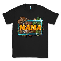 Black mama cowboy western font cactuslove mom Classic Tee - LillyAllenDesigns