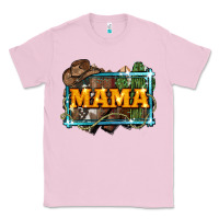 Bubblegum Pink mama cowboy western font cactuslove mom Classic Tee - LillyAllenDesigns