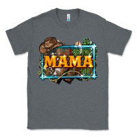 Charcoal Heather mama cowboy western font cactuslove mom Classic Tee - LillyAllenDesigns