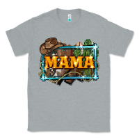 Heather Grey mama cowboy western font cactuslove mom Classic Tee - LillyAllenDesigns