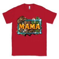 Red mama cowboy western font cactuslove mom Classic Tee - LillyAllenDesigns