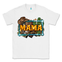 White mama cowboy western font cactuslove mom Classic Tee - LillyAllenDesigns