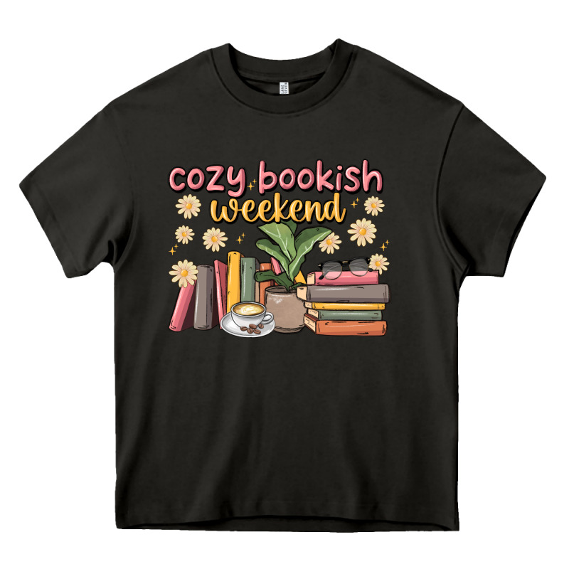 Cozy Bookish Weekend Heavy Core Tee by MaliasSmallBusiness | Teevron