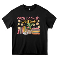 Black cozy bookish weekend Heavy Core Tee - MaliasSmallBusiness