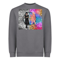 Storm gothic girl and colorful girl best friends Heavyweight Sweatshirt - TumblerDesignByShophia