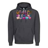 Smoke hello valentine Zipper Hoodie - OliviaCreatesArt