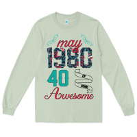 Matcha Made In May 1980 40 Years Of Being Awesome Long Sleeve Tee - Bettercallsaul