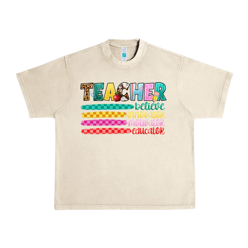 Teacher Believe Urban Heavy Tee by Artiststas | Teevron