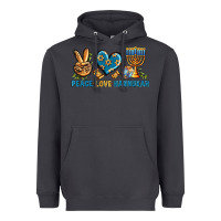 Smoke Peace Love Hannukah Heavyweight Hoodie - BundleAndBundleShop