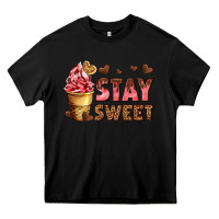 Black stay sweet Heavy Core Tee - AdoDesignShop