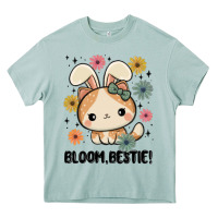 Arona bloom bestie cat Heavy Core Tee - MaliasSmallBusiness