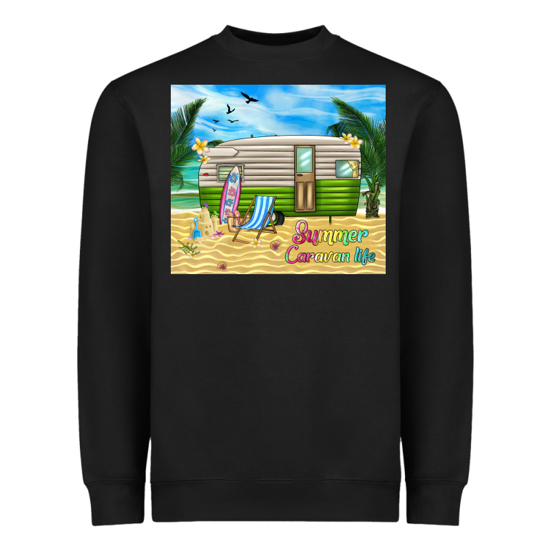 Summer Caravan Life Heavyweight Sweatshirt by TumblerDesignByShophia | Teevron