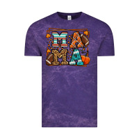 Cloud Purple Fall American Football Autumn Mama Vintage Tee - LillyAllenDesigns
